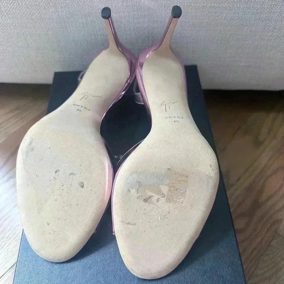 Giuseppe Zanotti Lilibeth 70mm Metallic (sz 40) - Picture 6 of 14